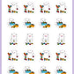 Building Blocks Stickers - Snowball The Cat - [286]