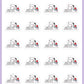 Grade Papers Teacher Stickers - Snowball The Cat - [294]