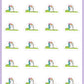 ICON SIZE - Hiking Planner Stickers - Snowball The Cat - [302]