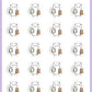 Pack Lunch Planner Stickers - Snowball The Cat - [307]