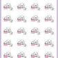 ICON SIZE - Pack Orders Planner Stickers - Snowball The Cat - [314]