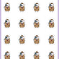 ICON SIZE - True Crime Planner Stickers - Snowball The Cat - [322]