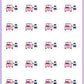 ICON SIZE - Speeding Ticket Planner Stickers - Snowball The Cat - [323]