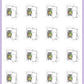 Meal Delivery Planner Stickers - Snowball The Cat - [324]