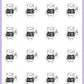 ICON SIZE - Mom Life Planner Stickers - Snowball The Cat - [338]