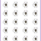 ICON SIZE - Puppy Love Planner Stickers - Snowball The Cat - [339]