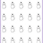 ICON SIZE - Anxiety Planner Stickers - Snowball The Cat - [341]