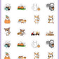 Fall Mix Planner Stickers - Snowball The Cat - [355]