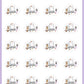 ICON SIZE - Fall Planning Planner Stickers - Snowball The Cat - [357]