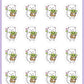 Space Baby Planner Stickers - Snowball The Cat - [363]