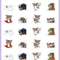 Halloween Mix Planner Stickers - Snowball The Cat [372]