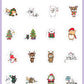 ICON SIZE - Holiday Mix Planner Stickers - Snowball The Cat [376]
