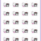 ICON SIZE - BBQ Grill Planner Stickers - Dottie The Sugar Bug [383]