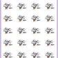 ICON SIZE - Swimming With Sharks Planner Stickers - Boo and Lunar [395]