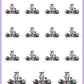 ICON SIZE - Ghost With The Most Planner Stickers - Boo and Lunar [404]