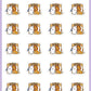 ICON SIZE - Zoo Trip Planner Stickers - Coconut the Puppy [420]