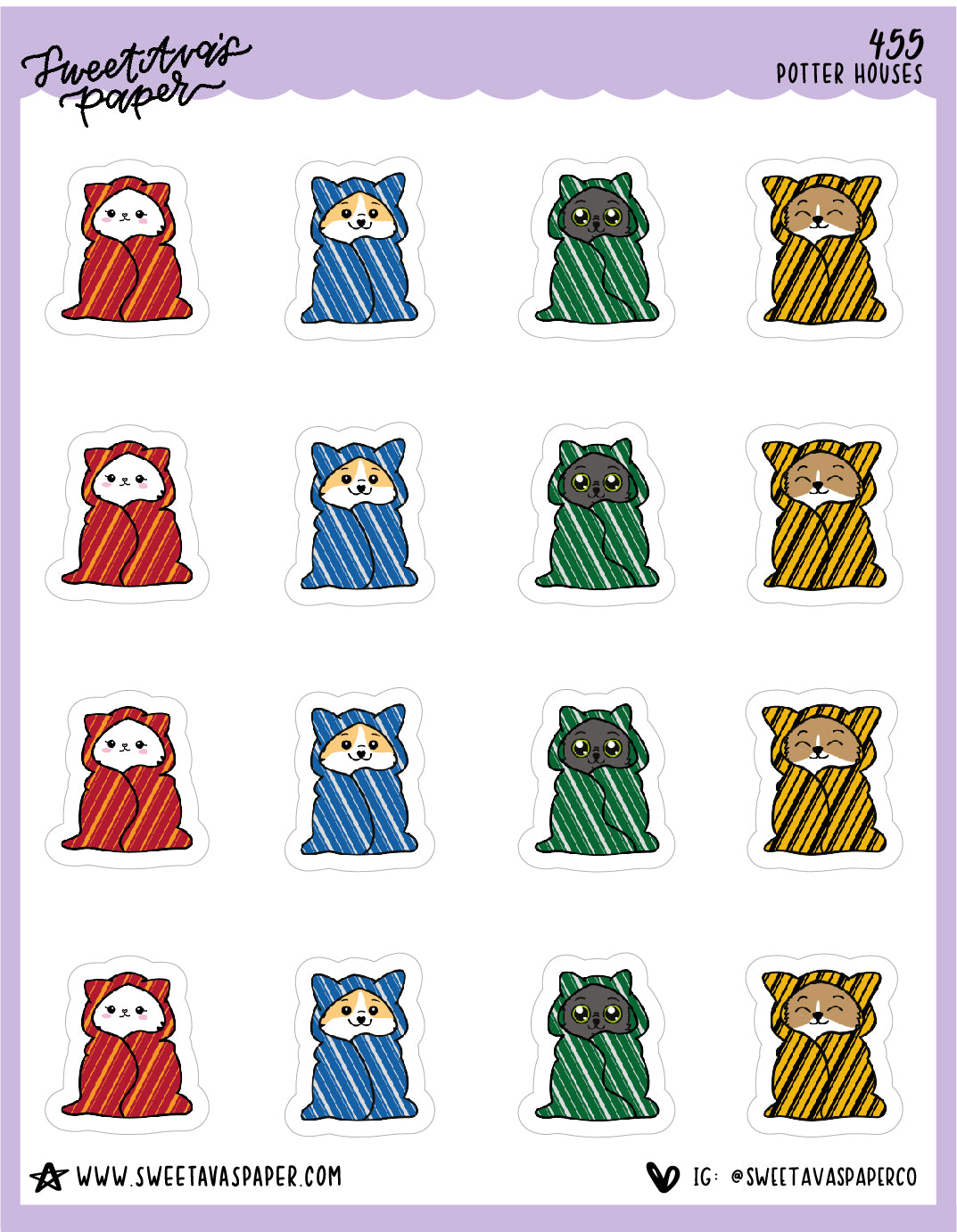 House Blankets Planner Stickers - Snowball The Cat - [455]