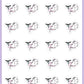 Mailbox Planner Stickers - Boo and Lunar [480]