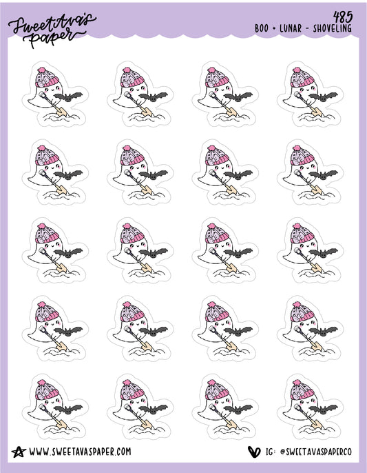 Shovel Snow Planner Stickers - Boo and Lunar [485]