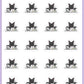 Lots Of Work / Study Planner Stickers - Monty The Bat - [499]