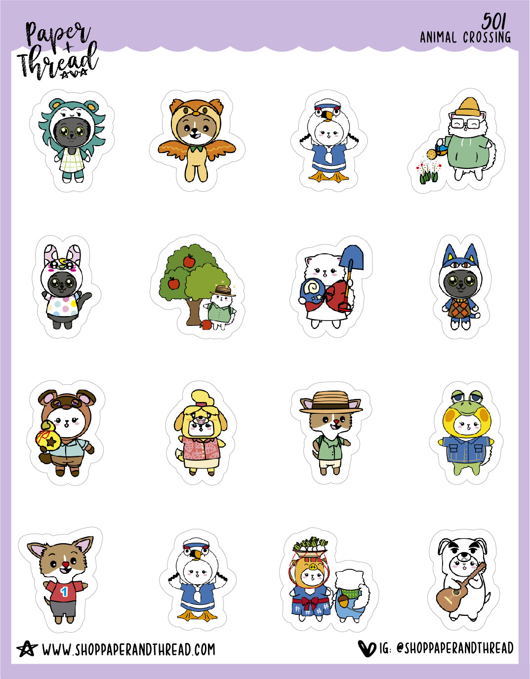 Animal Game Planner Stickers - Snowball The Cat - [501]