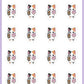 Iced Coffee and Donuts Planner Stickers - Pumpkin The Cat - [503]