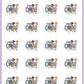 Laundry Planner Stickers - Pumpkin The Cat - [506]