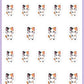 Looking Cute Planner Stickers - Pumpkin The Cat - [508]