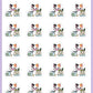 Grocery Shopping Planner Stickers - Pumpkin The Cat - [513]