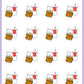 Chicken Nuggets Planner Stickers - Coconut the Puppy [532]