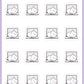Laptop Planner Stickers - Coconut the Puppy [533]