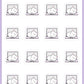 Laptop Planner Stickers - Coconut the Puppy [533]