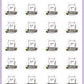 Budgeting Planner Stickers - Coconut the Puppy [543]