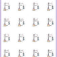 Cleaning Planner Stickers - Coconut the Puppy [546]