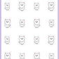 Looking Cute Planner Stickers - Coconut the Puppy [553]