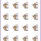 Gas Planner Stickers - Mocha The Sloth [563]
