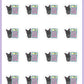 Calculator Planner Stickers - Monty The Bat - [569]