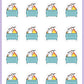 Dumpster Fire Planner Stickers - Boo and Lunar [571]