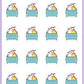 Dumpster Fire Planner Stickers - Boo and Lunar [571]