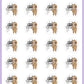 Printer Stickers Planner Stickers - Mocha The Sloth [576]