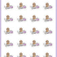 Pack Orders Planner Stickers - Mocha The Sloth [578]