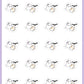 Playing With Cat Planner Stickers - Boo and Lunar [589]