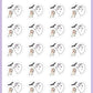 Playing With Dog Planner Stickers - Boo and Lunar [590]
