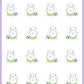 Soccer Planner Stickers - Snowball The Cat - [602]