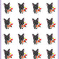 Fast Food Planner Stickers - Monty The Bat - [618]