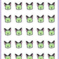 Face Mask Planner Stickers - Monty The Bat - [632]