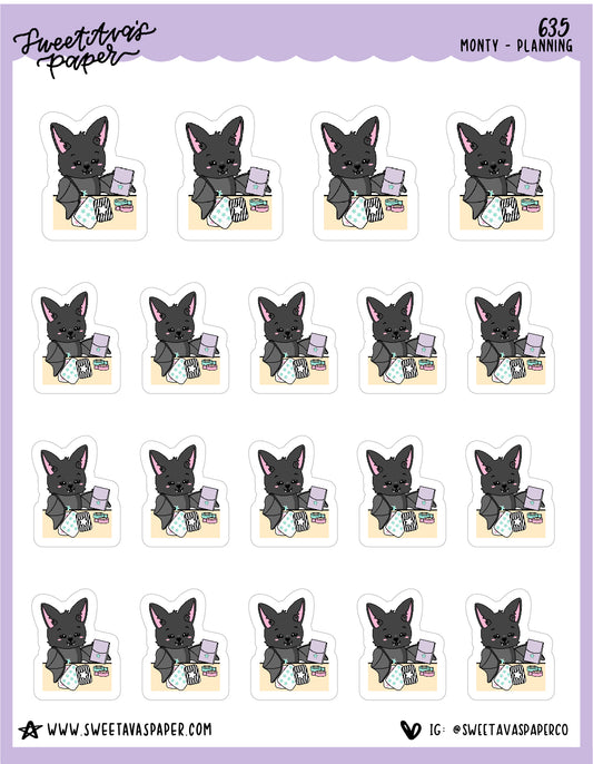 Planning With Stickers Planner Stickers - Monty The Bat - [635]