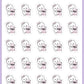 Fake Nails Planner Stickers - Dottie The Sugar Bug - [646]