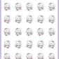 Ballet Planner Stickers - Dottie The Sugar Bug - [647]
