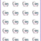 Bath Time Planner Stickers - Dottie The Sugar Bug - [651]